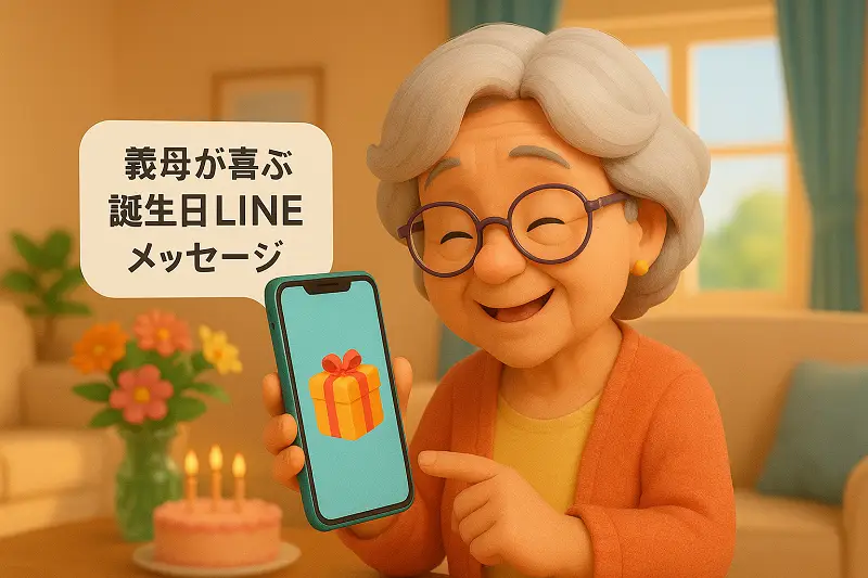 義母に贈るプレゼントを添えるアイデア