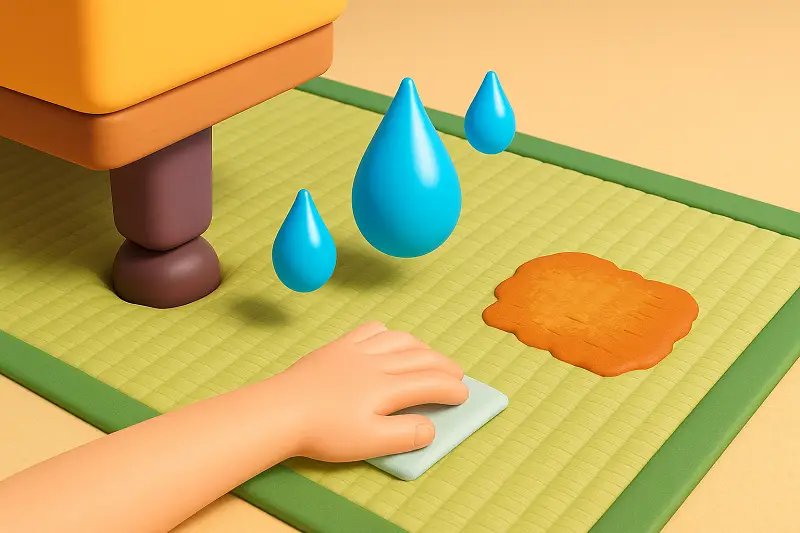 畳がへこむ3つの原因とは？