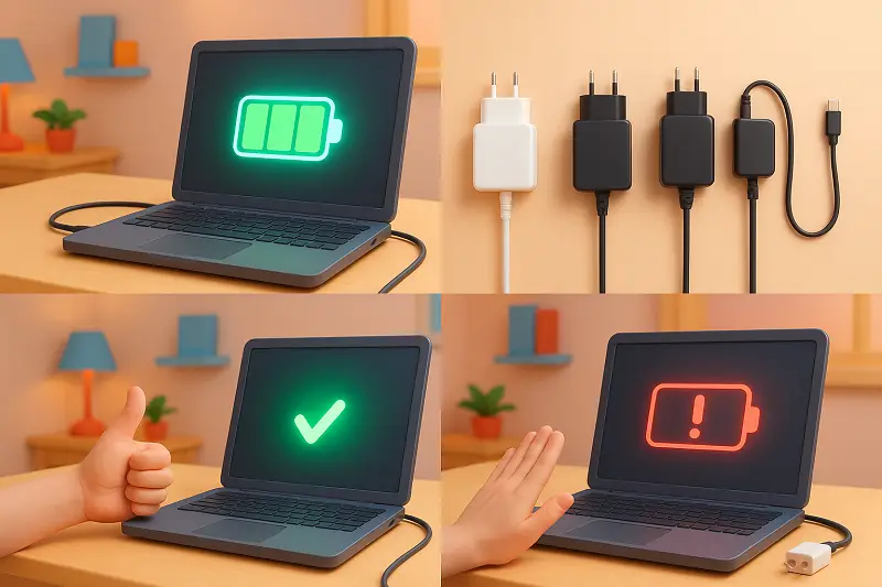 パソコン充電器の種類と選択基準