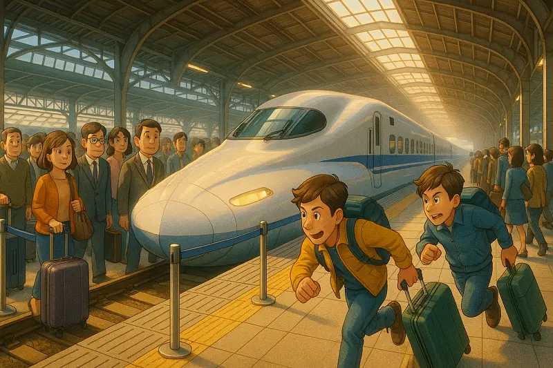 新幹線の乗車準備を整えよう