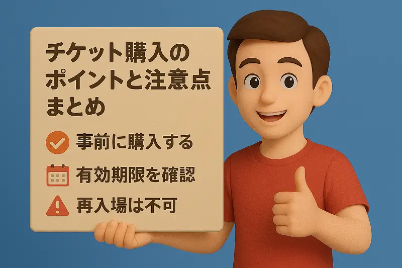 チケット購入のポイントと注意点まとめ