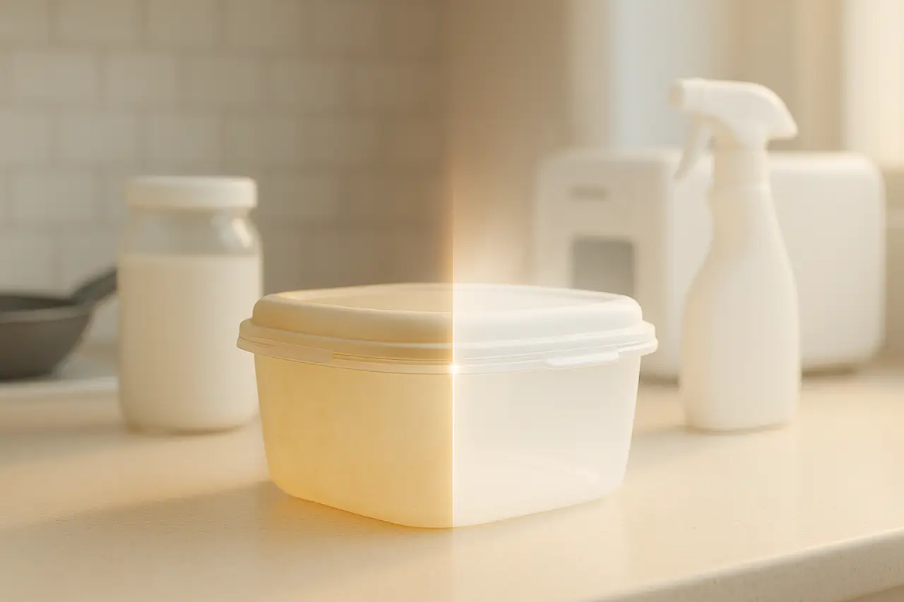 プラスチック黄ばみにオキシクリーン！効果的な使い方