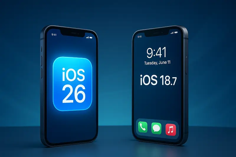 iOSの進化：iOS26とiOS18.7の全違いを解説