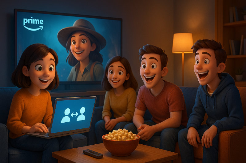 映画好き必見！Amazonプライムビデオの画面共有テクニック