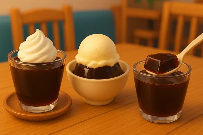 コーヒーゼリーの楽しみ方
