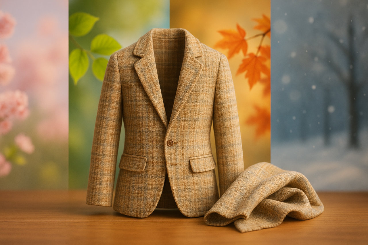 ツイードを使った季節別ファッションの楽しみ方