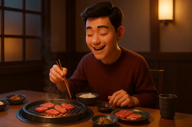 ひとり焼肉の新定番、牛角で味わう極上の時間