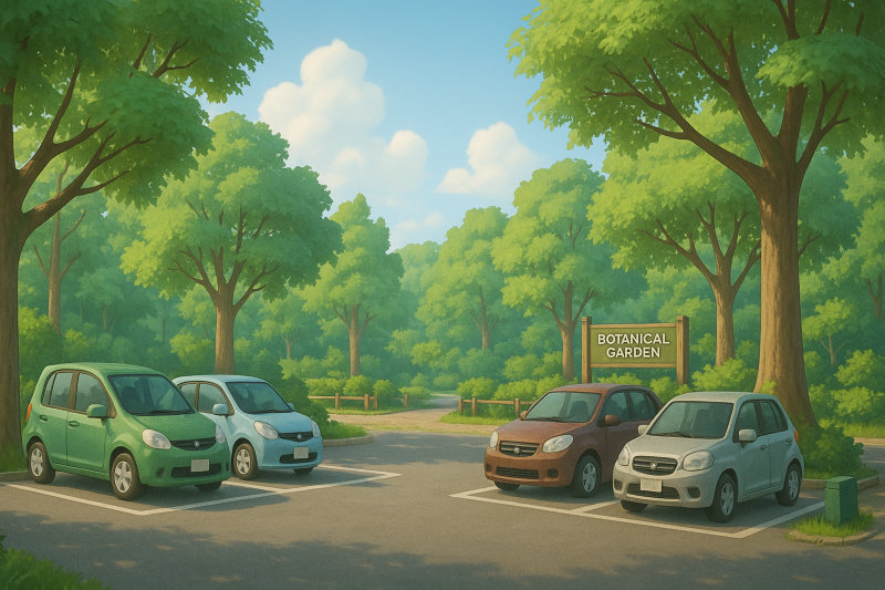 深大寺植物園の駐車場はどんな感じ？