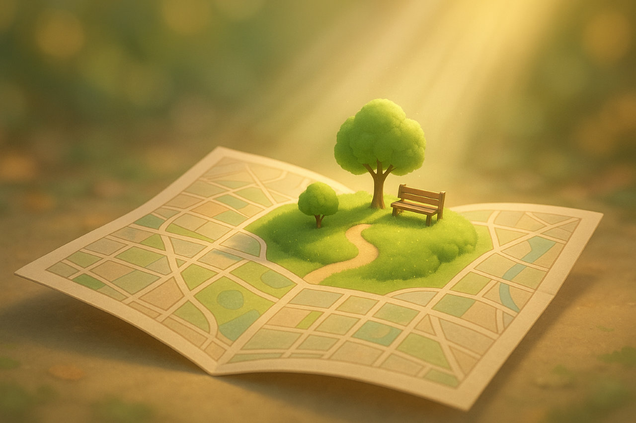 公園に地図記号がないって知ってた？理由を知ると地図がもっと楽しくなる！