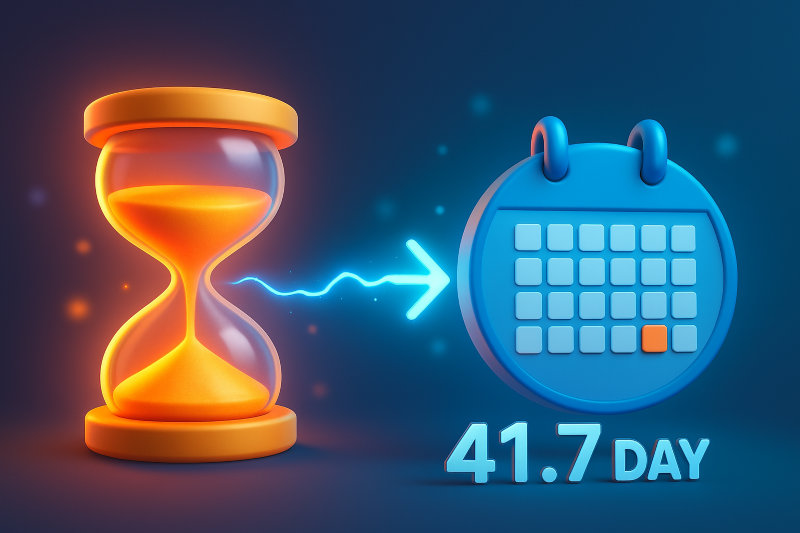 【結論】1000時間は何日？まずは一瞬で答えが知りたい方へ