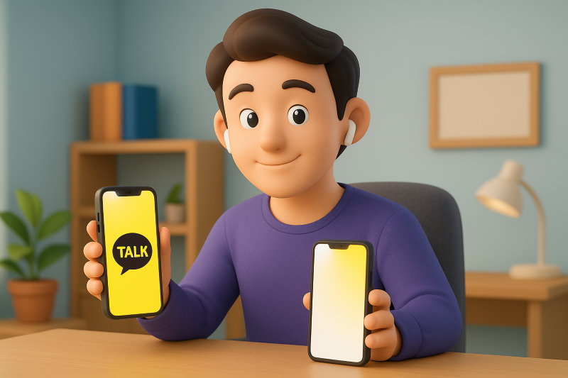 まずは結論|カカオトークは複数アカウントの使い分けができます