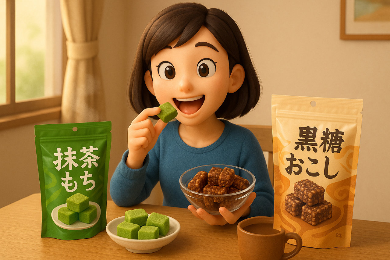【カルディ】抹茶もち＆黒糖おこしが幸せすぎる！マニアも感動した癒しのお菓子レビュー