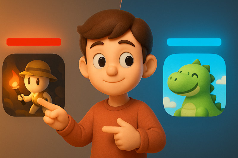 赤い線と青い線の違いをわかりやすく説明