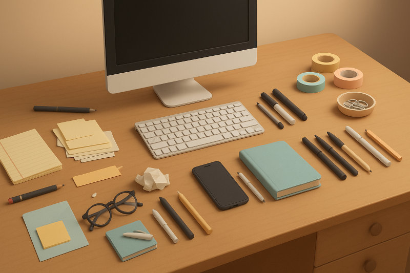 あなたのデスクが散らかる本当の原因とは？最初に知りたい整理の基本