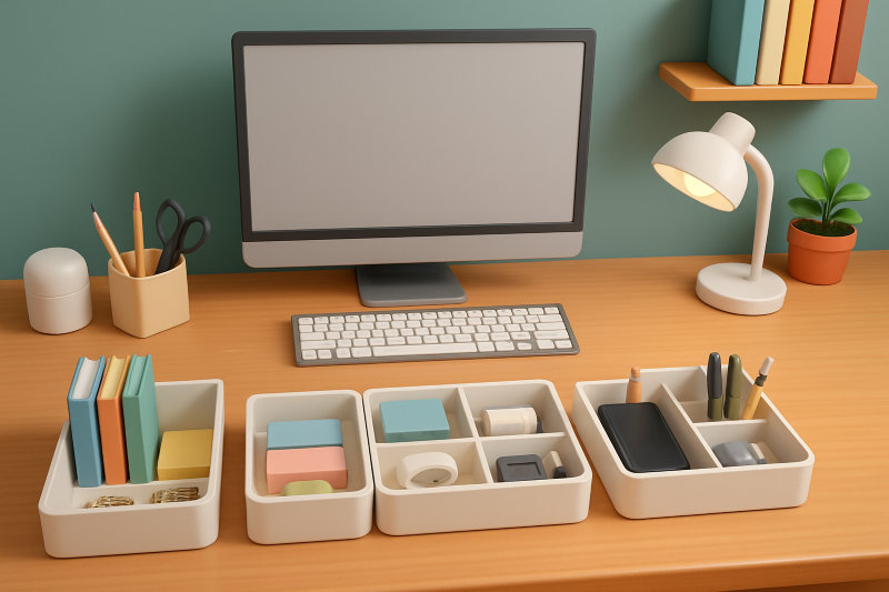プロが実践するデスク整理術｜100均収納を最大限活用する方法