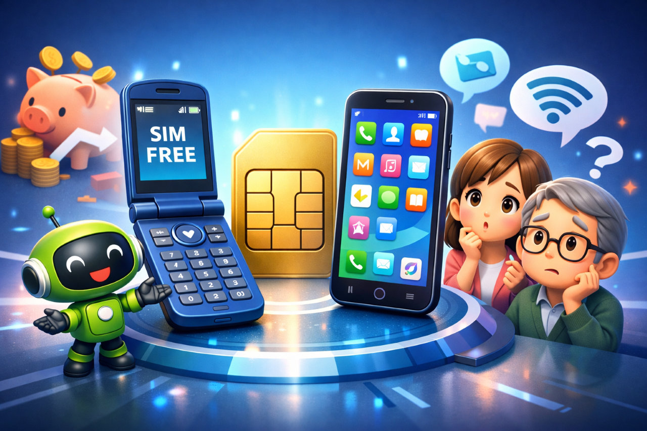 失敗しない！今選ばれているSIMフリーガラホおすすめ5選と安心の選び方