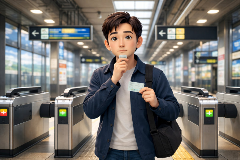 途中駅から乗る場合・改札を出てしまった場合の扱い