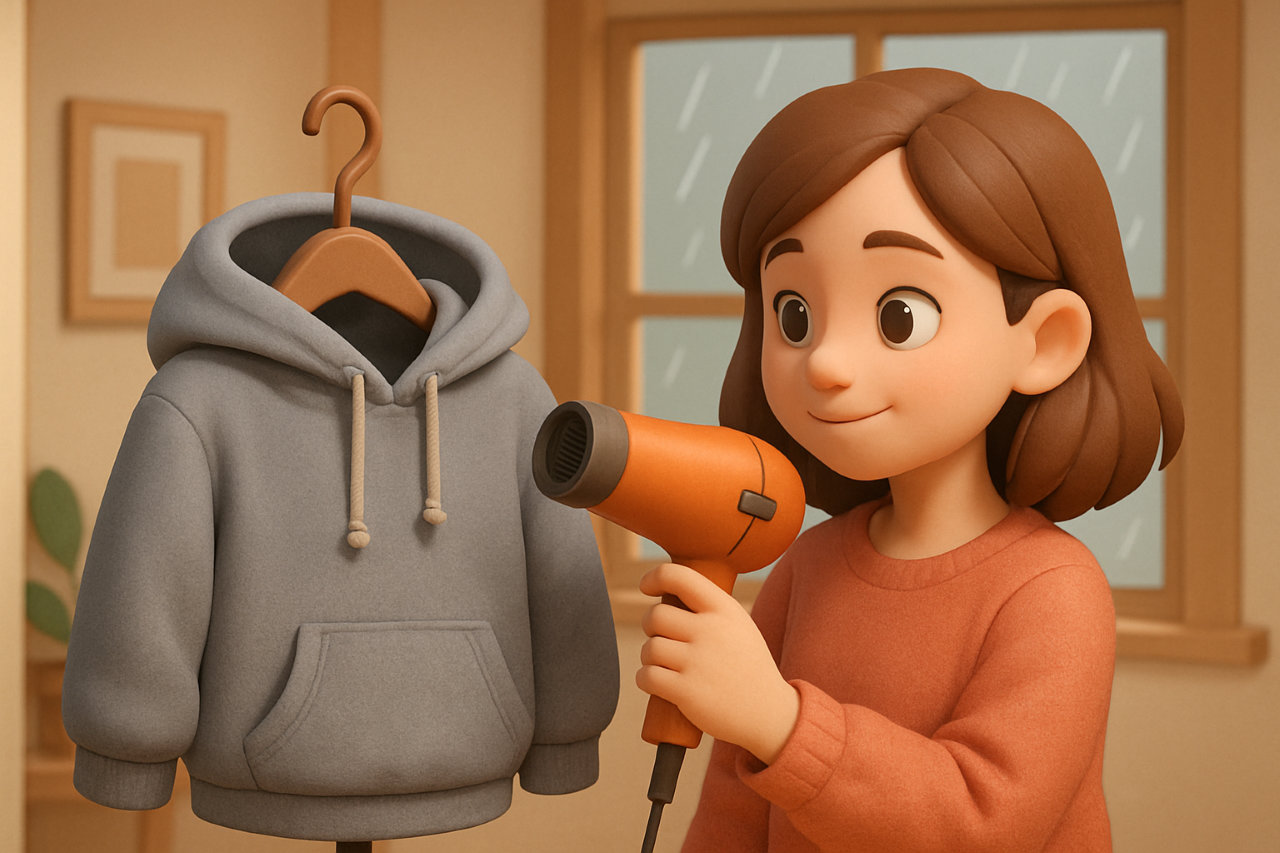 フードまでスッキリ乾く！パーカーの生乾き臭を防ぐ最速乾燥ガイド