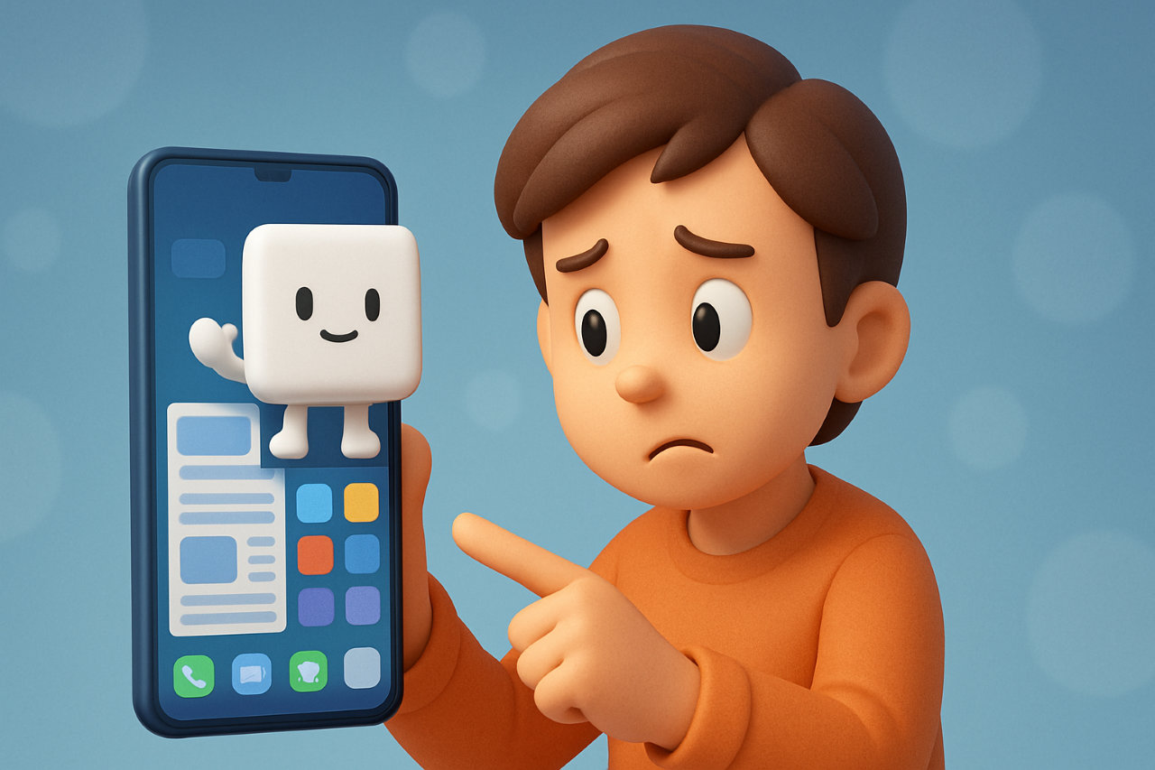 AQUOSのmy daizをスッキリ整理する方法｜白いキャラを消してバッテリーも快適に