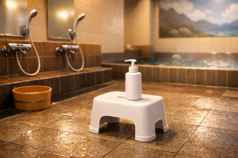 銭湯でシャンプーはどこに置くのが正解？