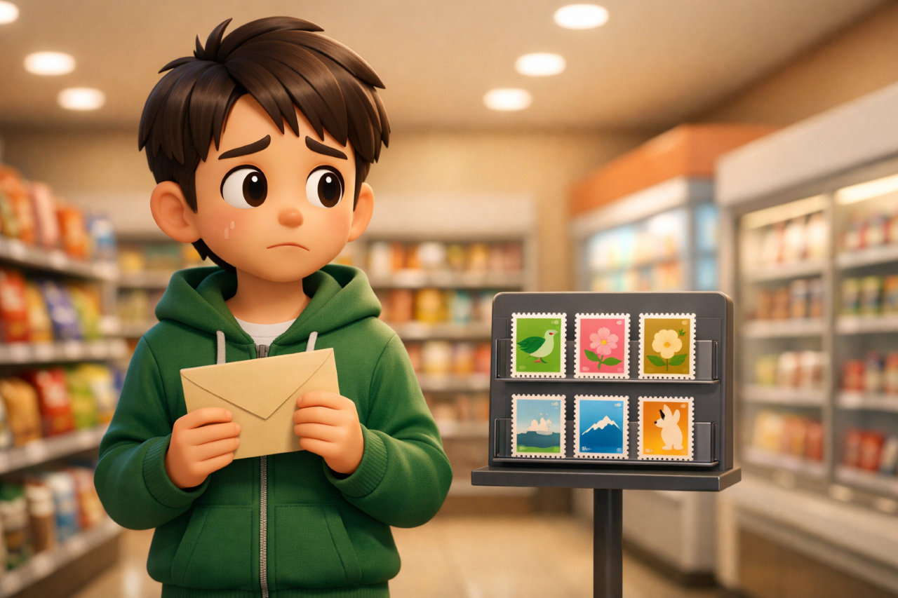 切手26円はコンビニで買える！ローソンが最も見つかりやすい理由と確実な探し方