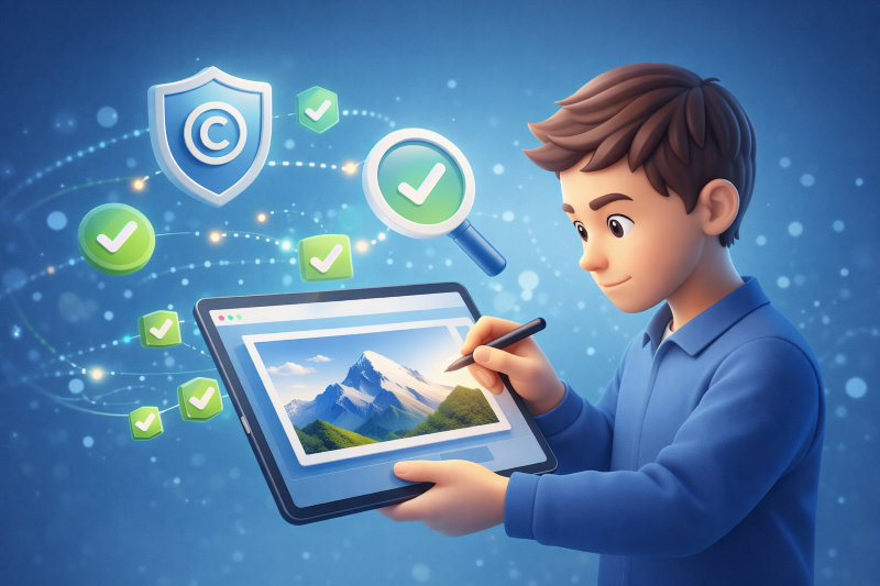 画像の著作権・利用可否を調査する方法