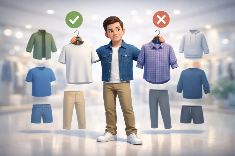 アイテム別|Fサイズが合いやすい服・合いにくい服