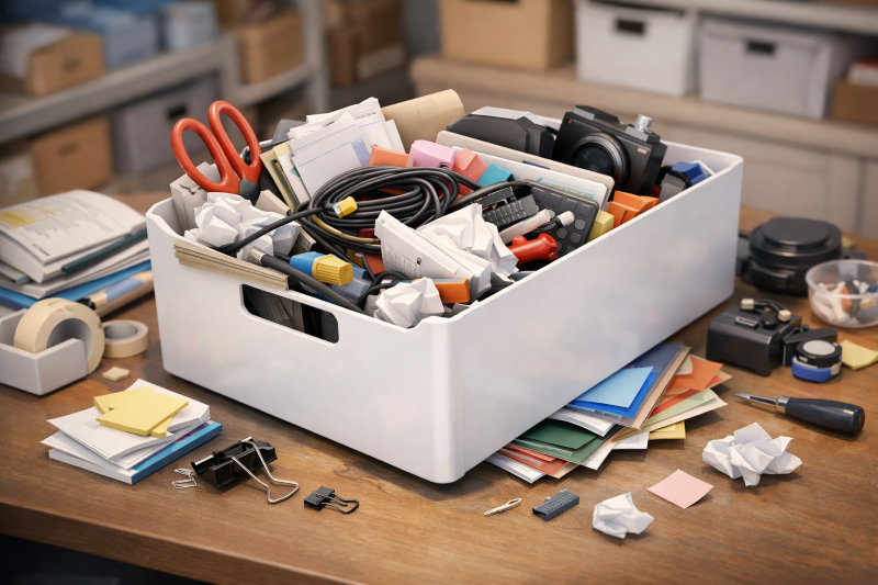 100均ファイルボックス収納でよくある悩み