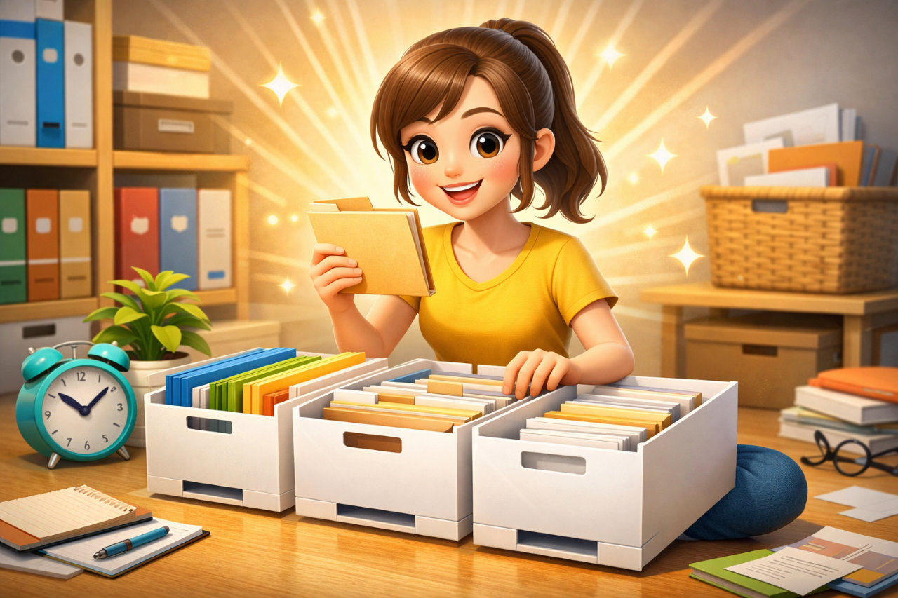 100均ファイルボックスを横置きで賢く活用｜取り出しやすく続く収納アイデア集