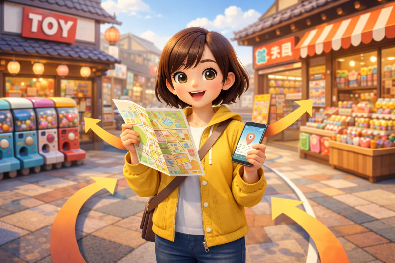 効率よく探すための裏ワザと回り方