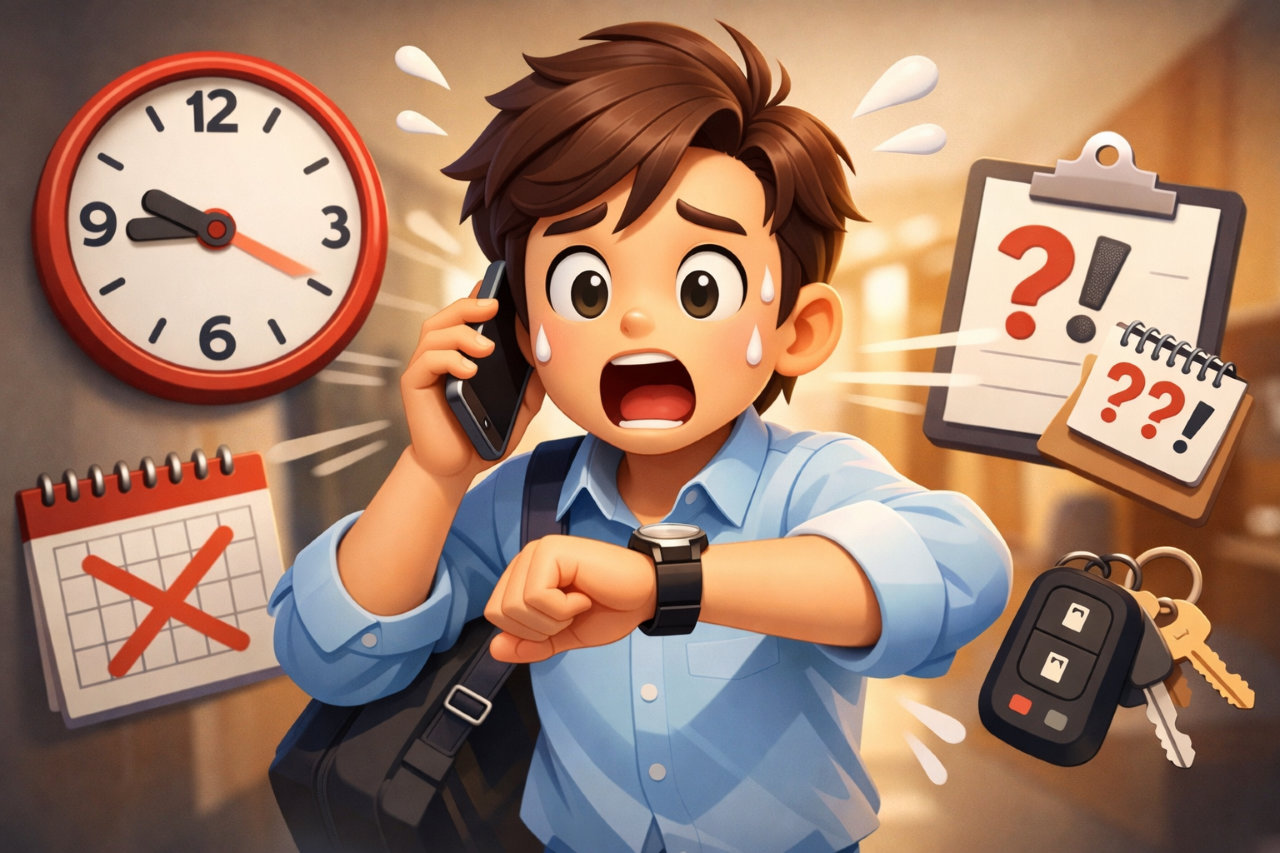 お店の予約に遅れそうな時は何分前に電話する？失礼にならない言い方を例文付きで解説