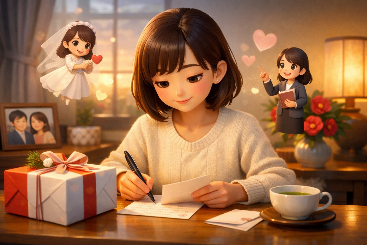 娘の嫁ぎ先へのお歳暮お礼状｜迷わず書ける文例と好印象マナーガイド