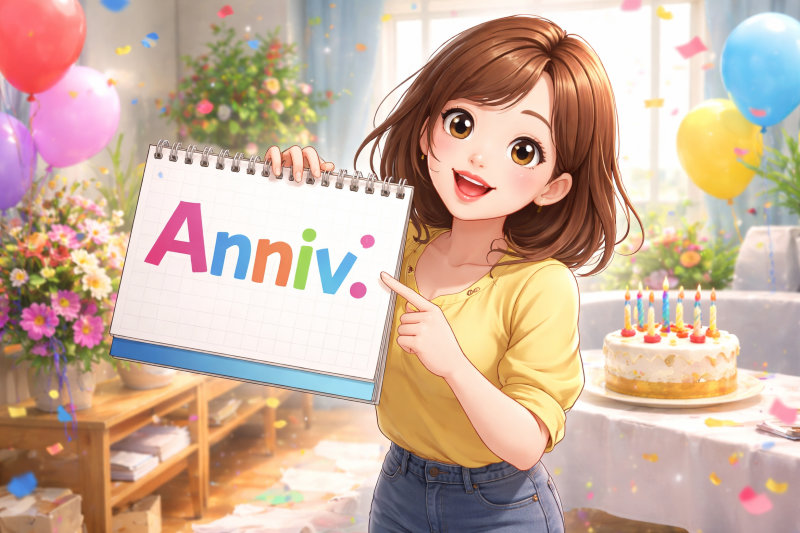 anniversaryの略はどれが正解?【結論から解説】