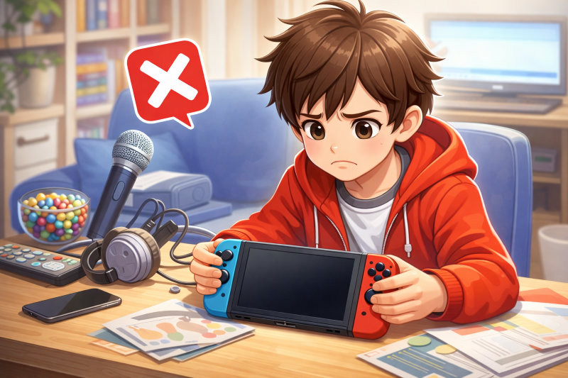 ニンテンドースイッチでできないこと一覧