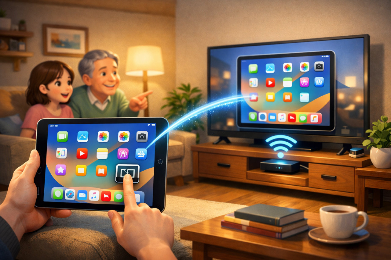 iPadの画面をテレビにかんたん表示｜無線で映す方法と失敗しないコツまとめ