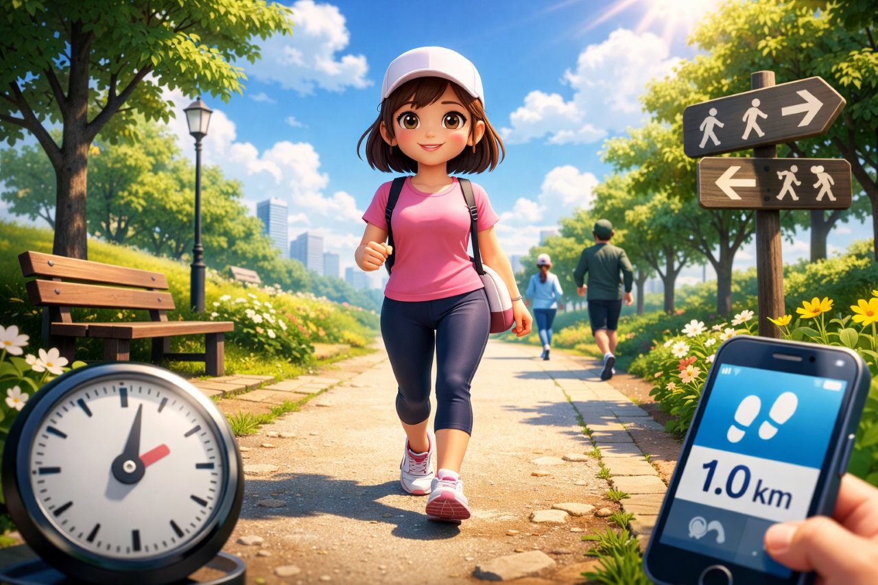 1キロ徒歩は何分くらい？女性の平均時間と速さ・状況別の目安を分かりやすく解説