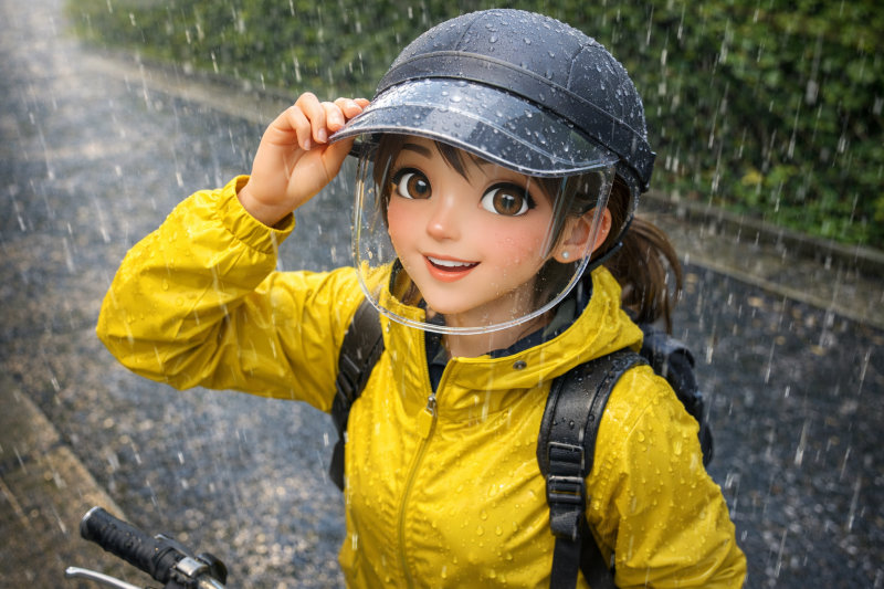 雨の日の自転車を快適にする帽子の結論