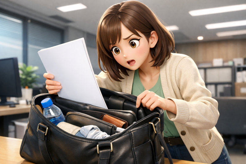 【結論】A4書類がバッグに入らない原因と今すぐできる対処法