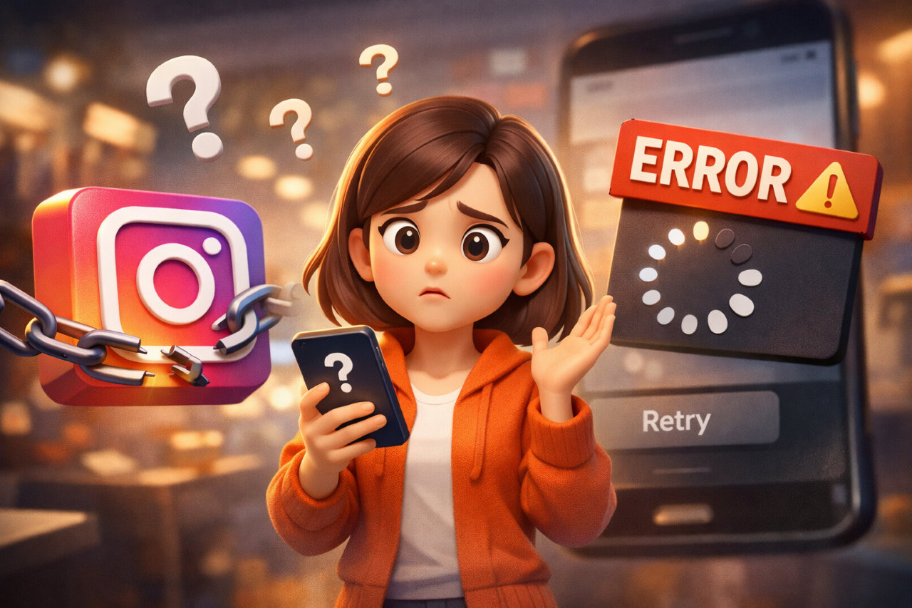 インスタのリンクが開かない問題が発生中｜原因と今すぐできる対処法