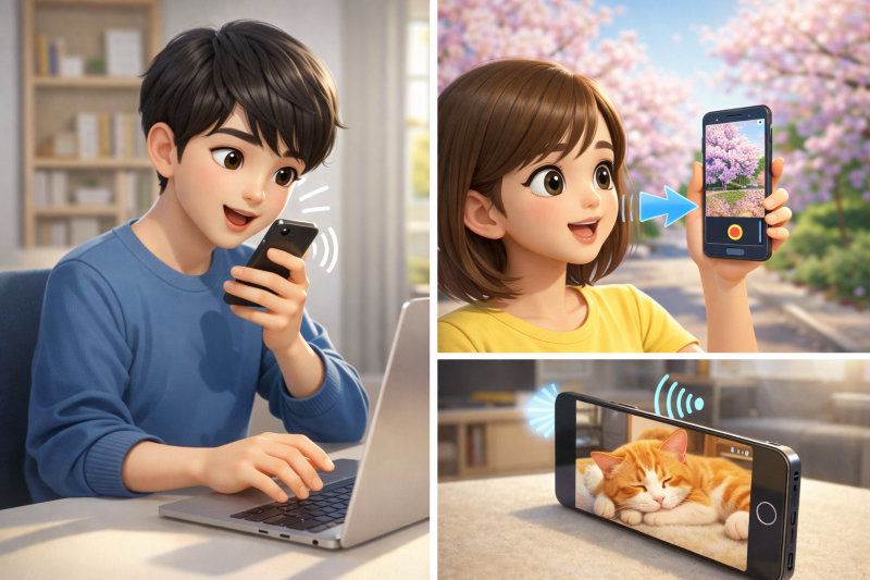 使う場面によってスマホのマイクの使われ方は変わります