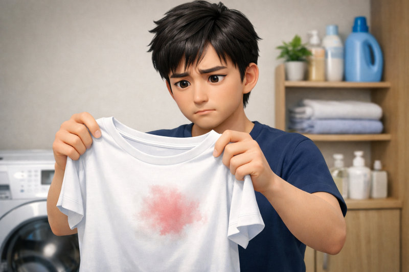 結論｜乾いた色移りは落ちる？落ちない？