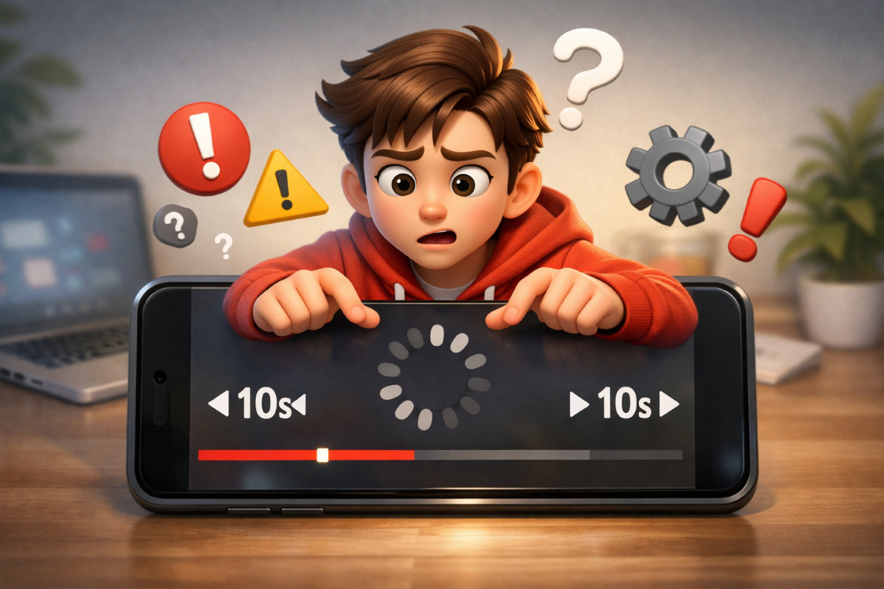 【2026年最新】YouTubeで10秒スキップできない原因と今すぐできる対処法（スマホブラウザ対応）