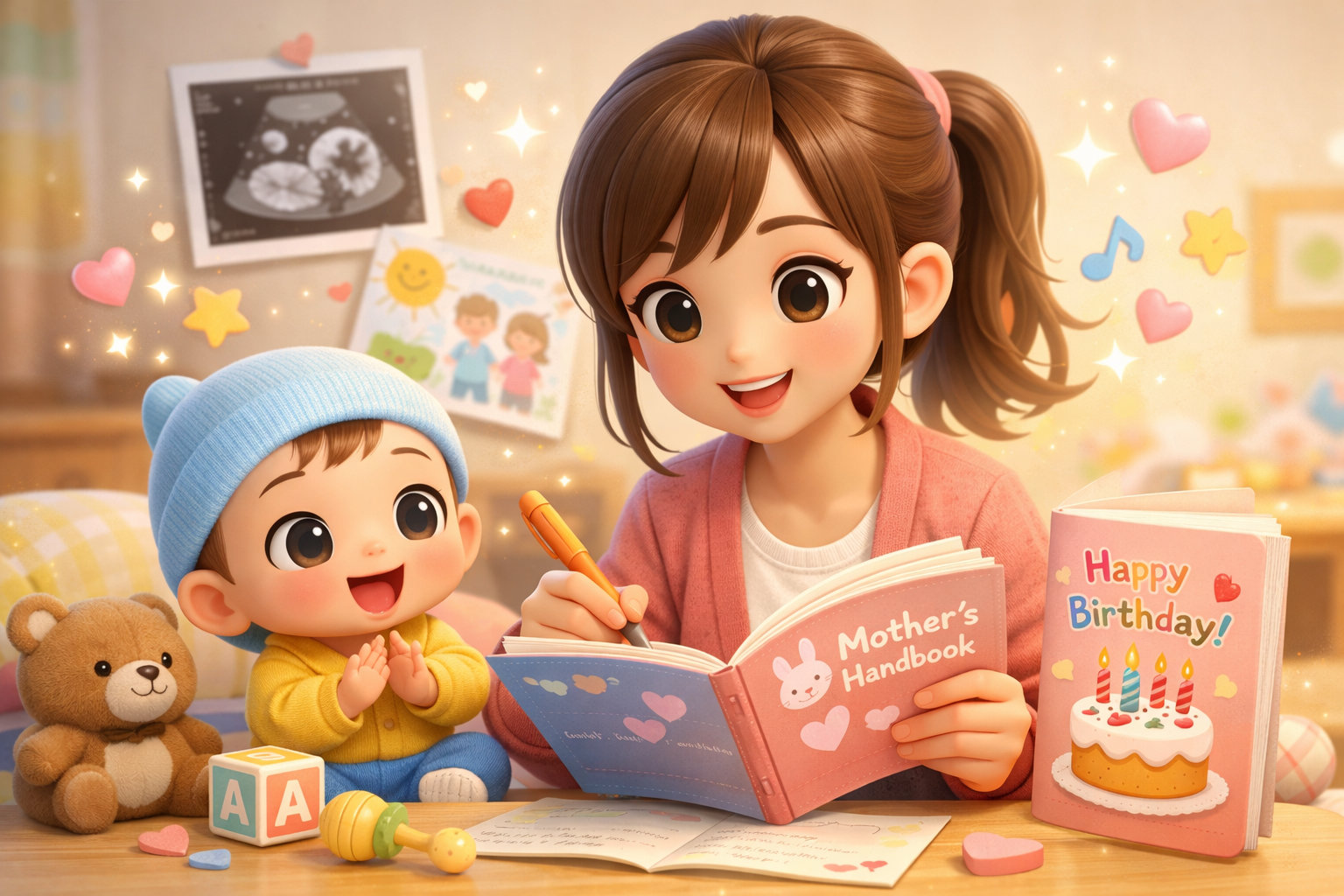 母子手帳の誕生日メッセージ例文集｜年齢別コピペOK＆感動する書き方【保存版】