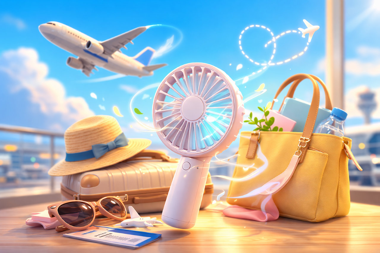 Francfrancハンディファンは飛行機に持ち込める？機内持ち込み・預け荷物のルールを解説