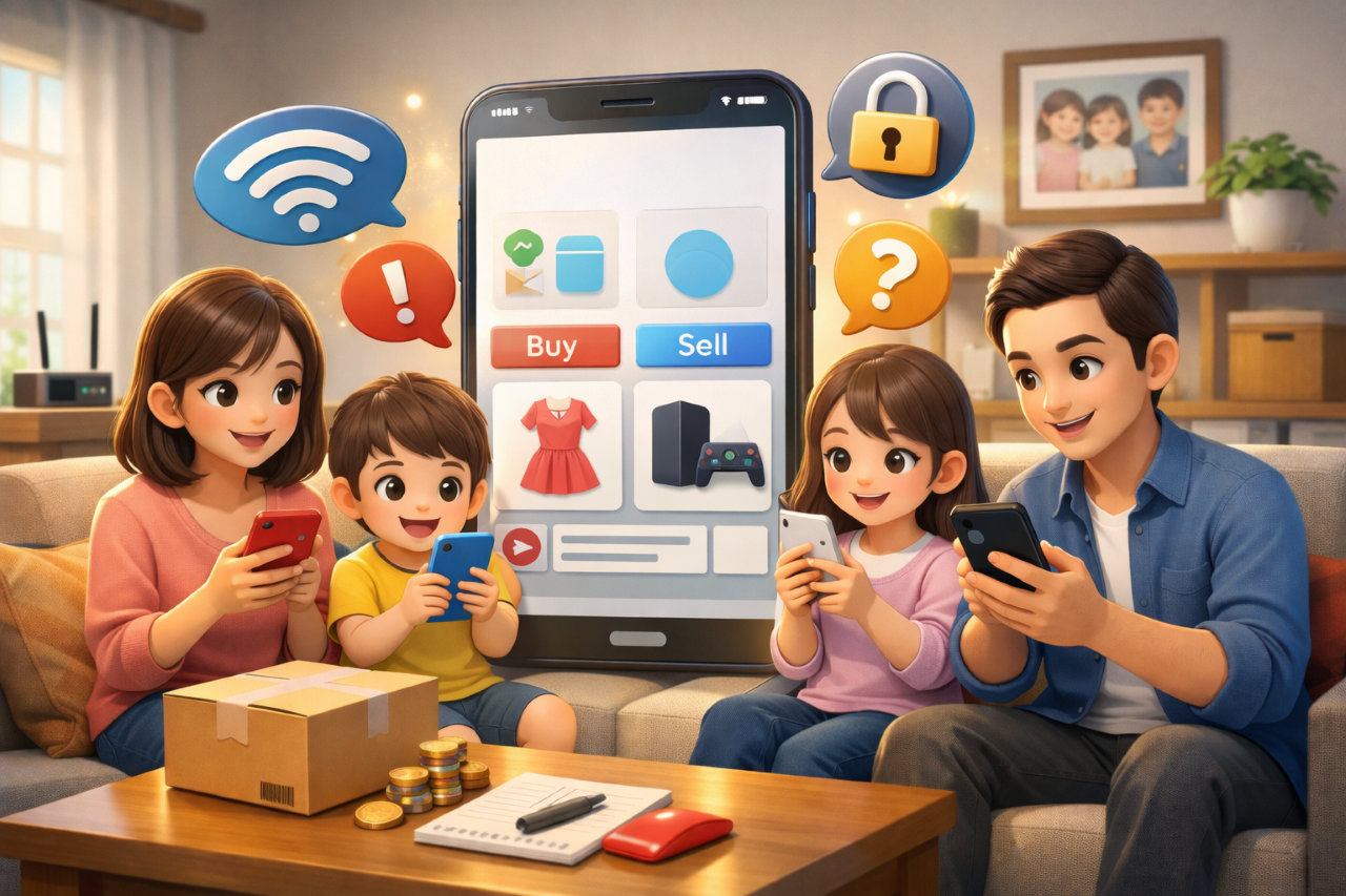 メルカリは家族で同じ住所でも使える？安心して利用するためのルールと安全な使い方を解説