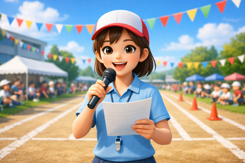 【結論】迷ったらこれ！すぐ使えるかけっこアナウンス例3選