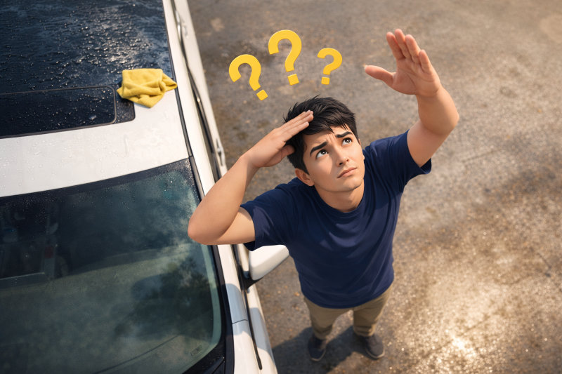 アルファード洗車に最適な脚立の高さ【結論】