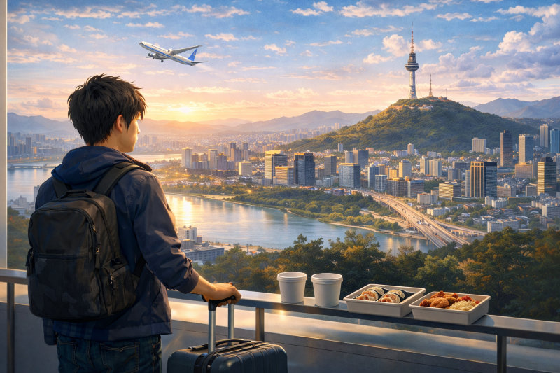 宮崎から韓国は日帰り・週末旅行できる？