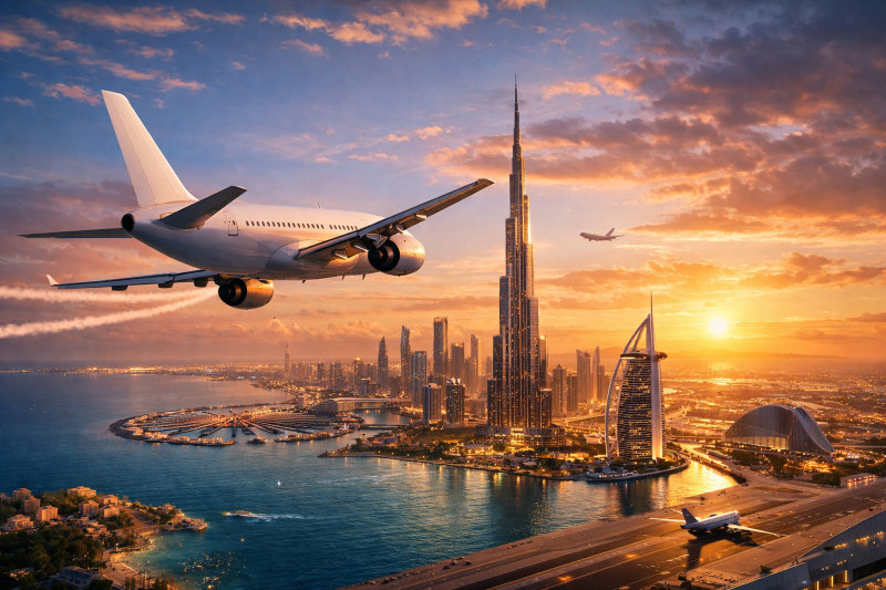 日本〜ドバイの主な航空会社とフライト特徴