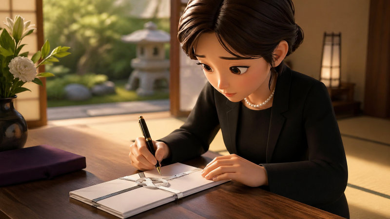 自治会の香典の書き方【まずは結論】